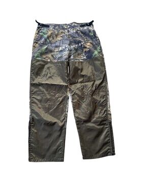 Northwest Territory Camo Hunting Pants Men Large 36-38 Leg Zipper Outdoor